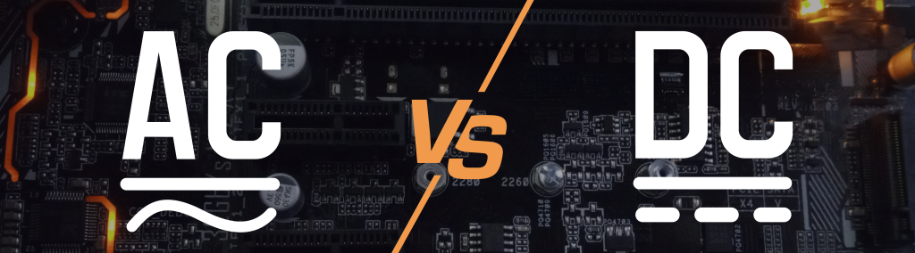An image showing AC voltage vs DC voltage in PSUs