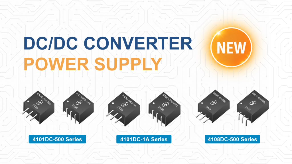 NEW 4101DC-500, 4101DC-1A & 4108DC-500 Series Non-Isolated DC/DC Converters by Ideal Power